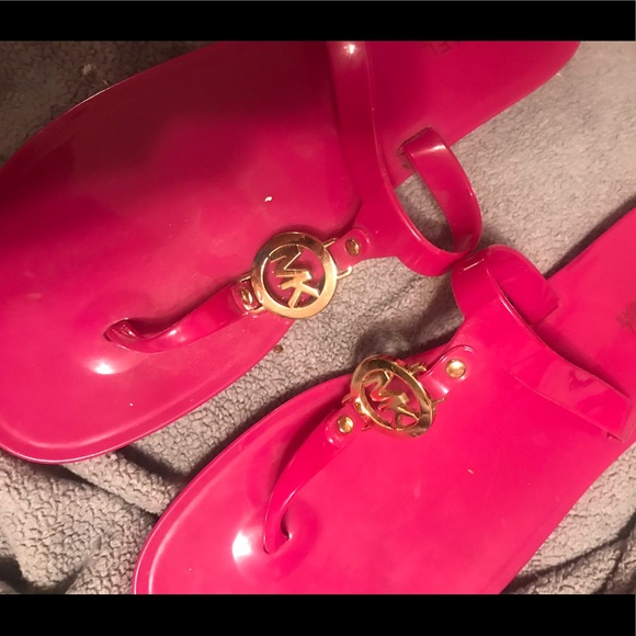 Michael Kors Shoes - Used MK pink sandals